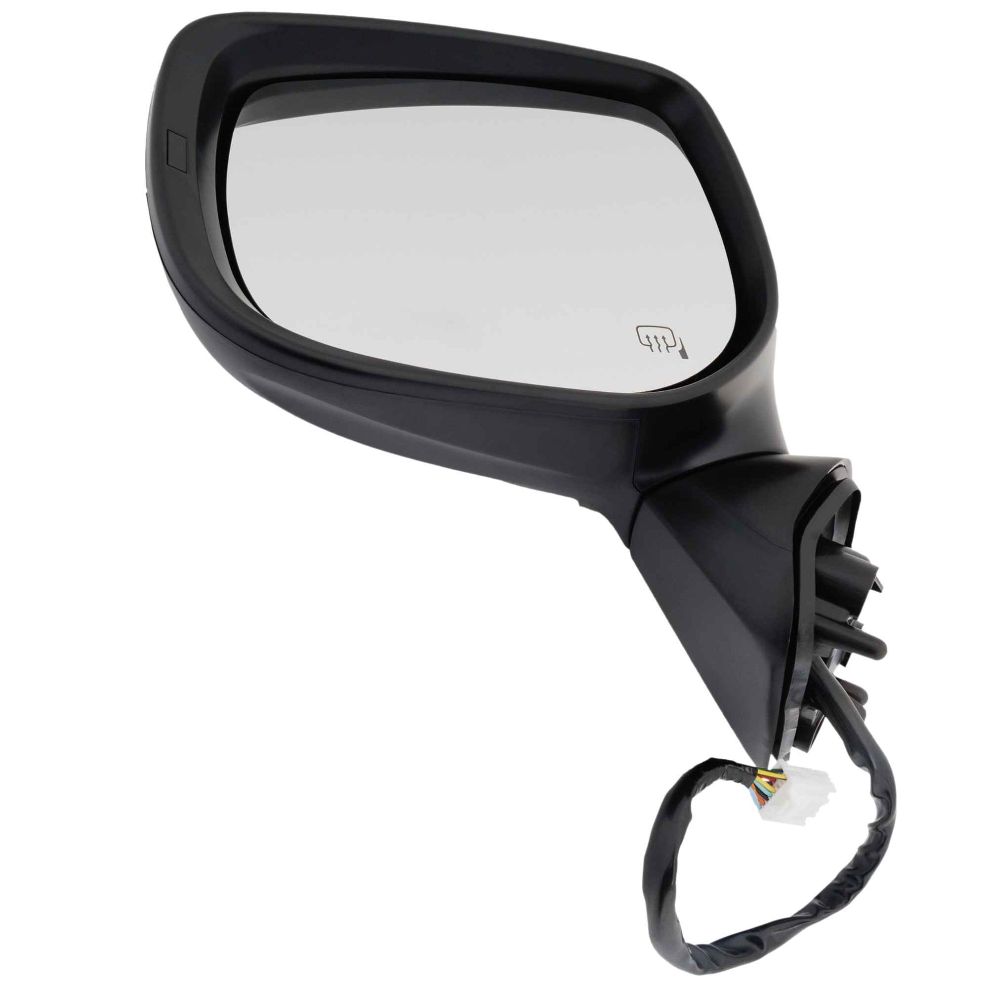 Driver Side Mirror, Power Adjust, Manual Folding, Heated, Paintable, No Signal Light, No Memory, No Puddle Light, No Auto-Dimming, With Blind Spot Light in Housing