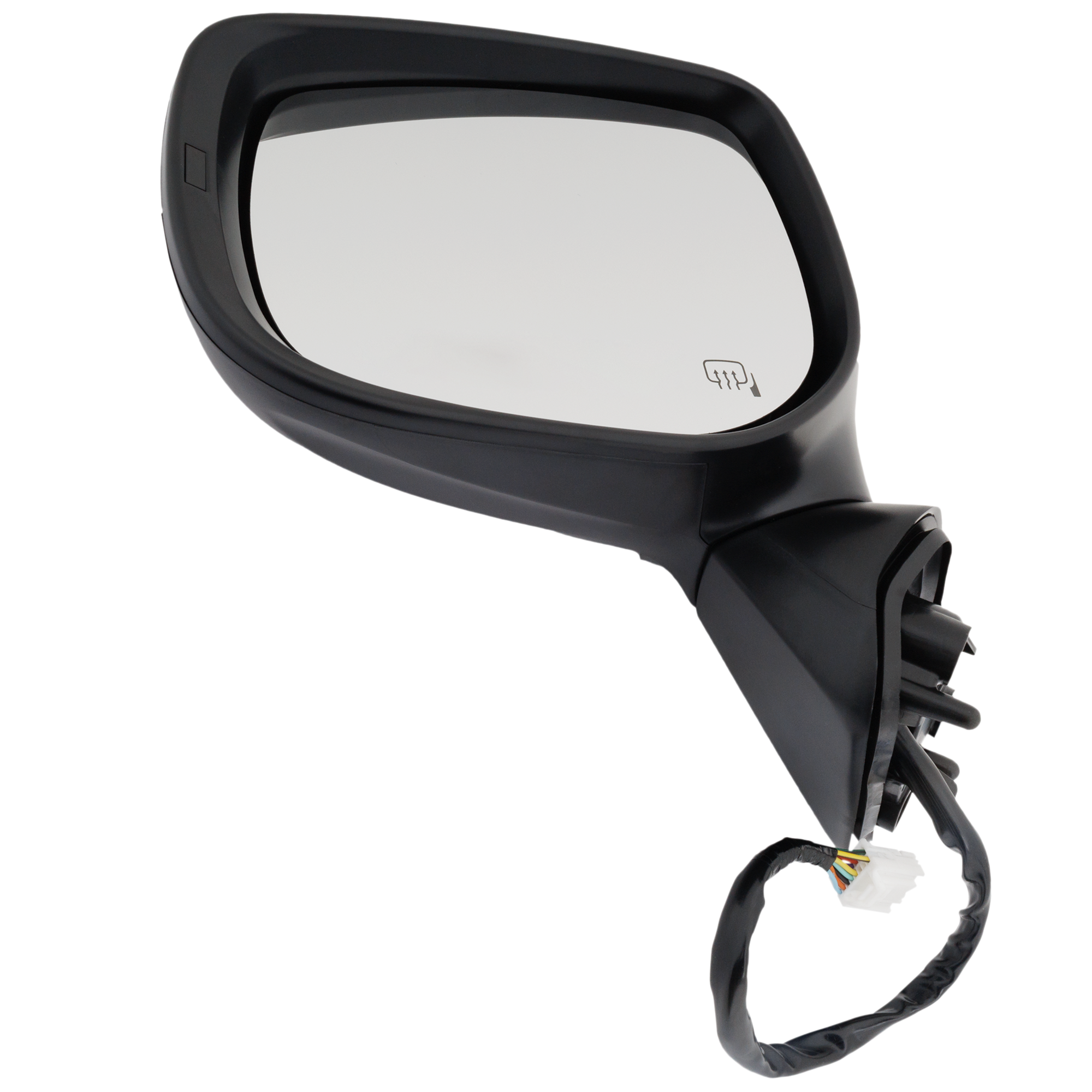 Driver Side Mirror, Power Adjust, Manual Folding, Heated, Paintable, No Signal Light, No Memory, No Puddle Light, No Auto-Dimming, With Blind Spot Light in Housing