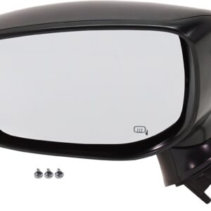 Driver Side Mirror, Power Adjust, Manual Folding, Heated, Paintable, No Signal Light, No Memory, No Puddle Light, No Auto-Dimming, No Blind Spot Feature, 4 Cyl., 2.0L Engine