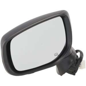 Driver Side Mirror, Power Adjust, Manual Folding, Heated, Paintable, No Signal Light, No Memory, No Puddle Light, No Auto-Dimming, No Blind Spot Feature