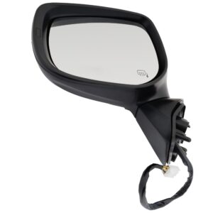 Driver Side Mirror, Power Adjust, Manual Folding, Heated, Paintable, No Signal Light, No Memory, No Puddle Light, No Auto-Dimming, With Blind Spot Light in Housing, 4 Cyl., 2.5L...