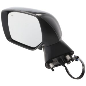 Driver Side Mirror, Power Adjust, Manual Folding, Heated, Paintable, No Signal Light, No Memory, No Puddle Light, No Auto-Dimming, No Blind Spot Feature