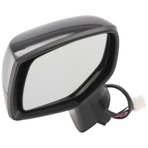 Driver Side Mirror, Power Adjust, Manual Folding, Heated, Paintable, No Signal Light, No Memory, No Puddle Light, No Auto-Dimming, No Blind Spot Feature