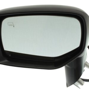 Driver Side Mirror, Power Adjust, Manual Folding, Heated, Paintable, No Signal Light, No Memory, No Puddle Light, No Auto-Dimming, No Blind Spot Feature