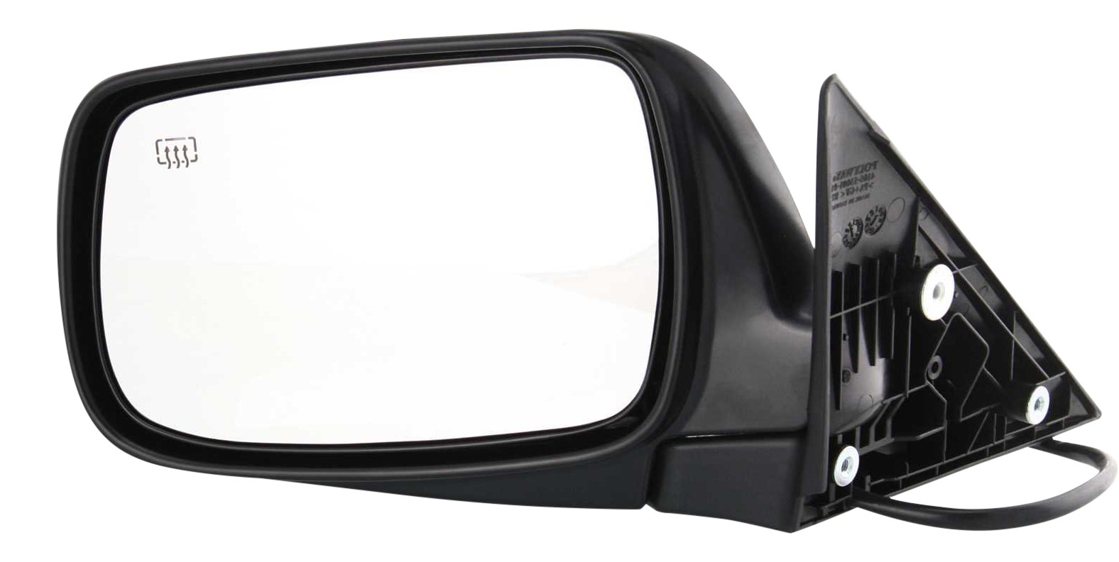 Driver Side Mirror, Power Adjust, Manual Folding, Heated, Paintable, No Signal Light, No Memory, No Puddle Light, No Auto-Dimming, No Blind Spot Feature