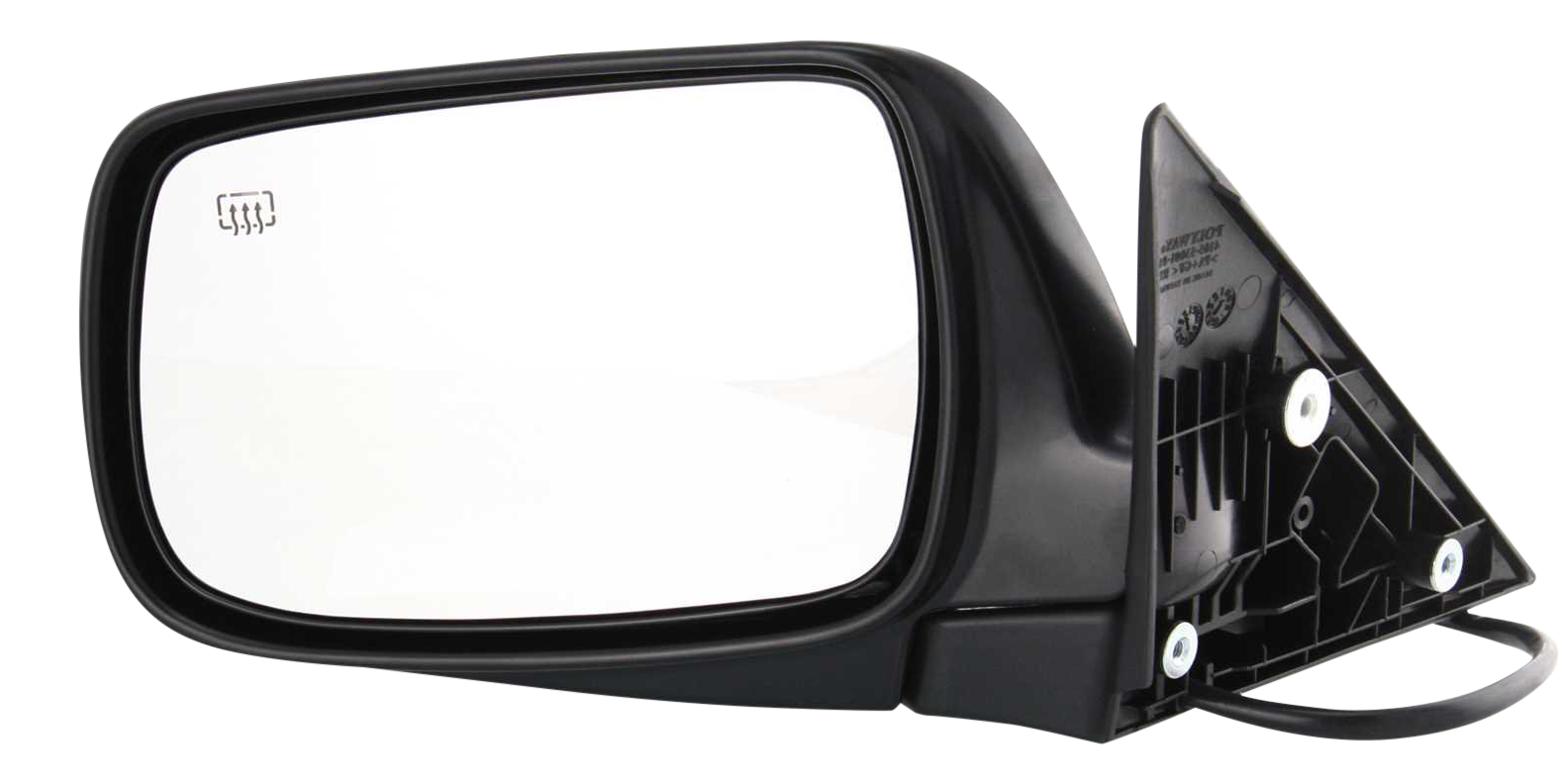 Driver Side Mirror, Power Adjust, Manual Folding, Heated, Paintable, No Signal Light, No Memory, No Puddle Light, No Auto-Dimming, No Blind Spot Feature