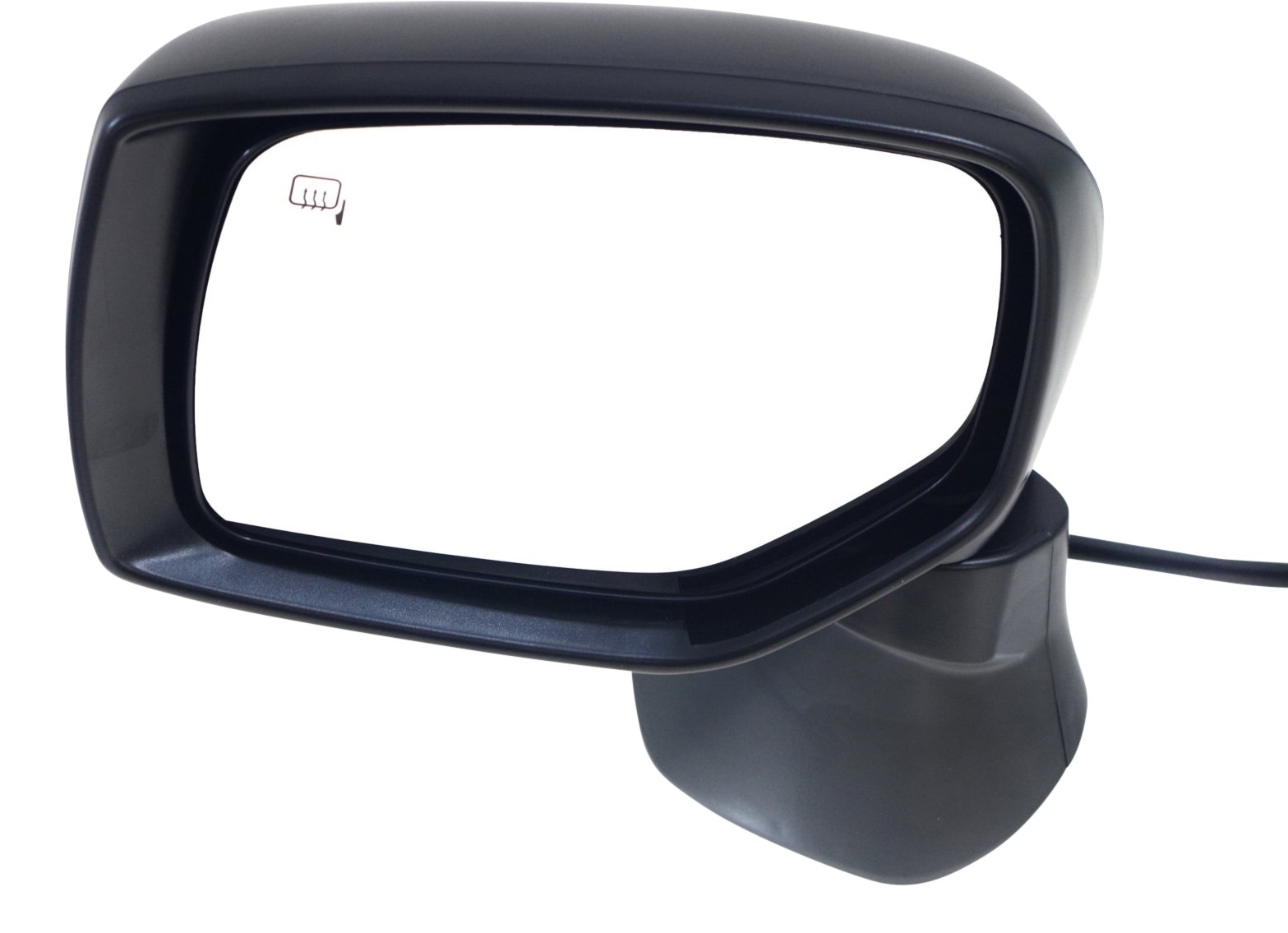 Driver Side Mirror, Power Adjust, Manual Folding, Heated, Textured Black, No Signal Light, No Memory, No Puddle Light, No Auto-Dimming, No Blind Spot Feature