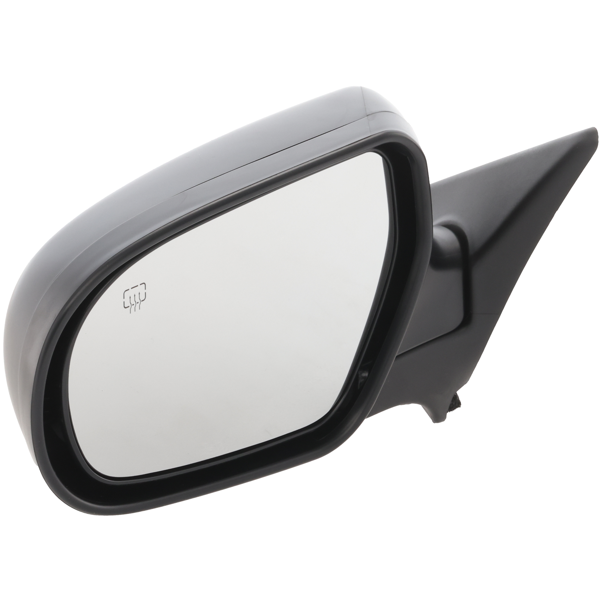 Driver Side Mirror, Power Adjust, Manual Folding, Heated, Textured Black, No Signal Light, No Memory, No Puddle Light, No Auto-Dimming, No Blind Spot Feature