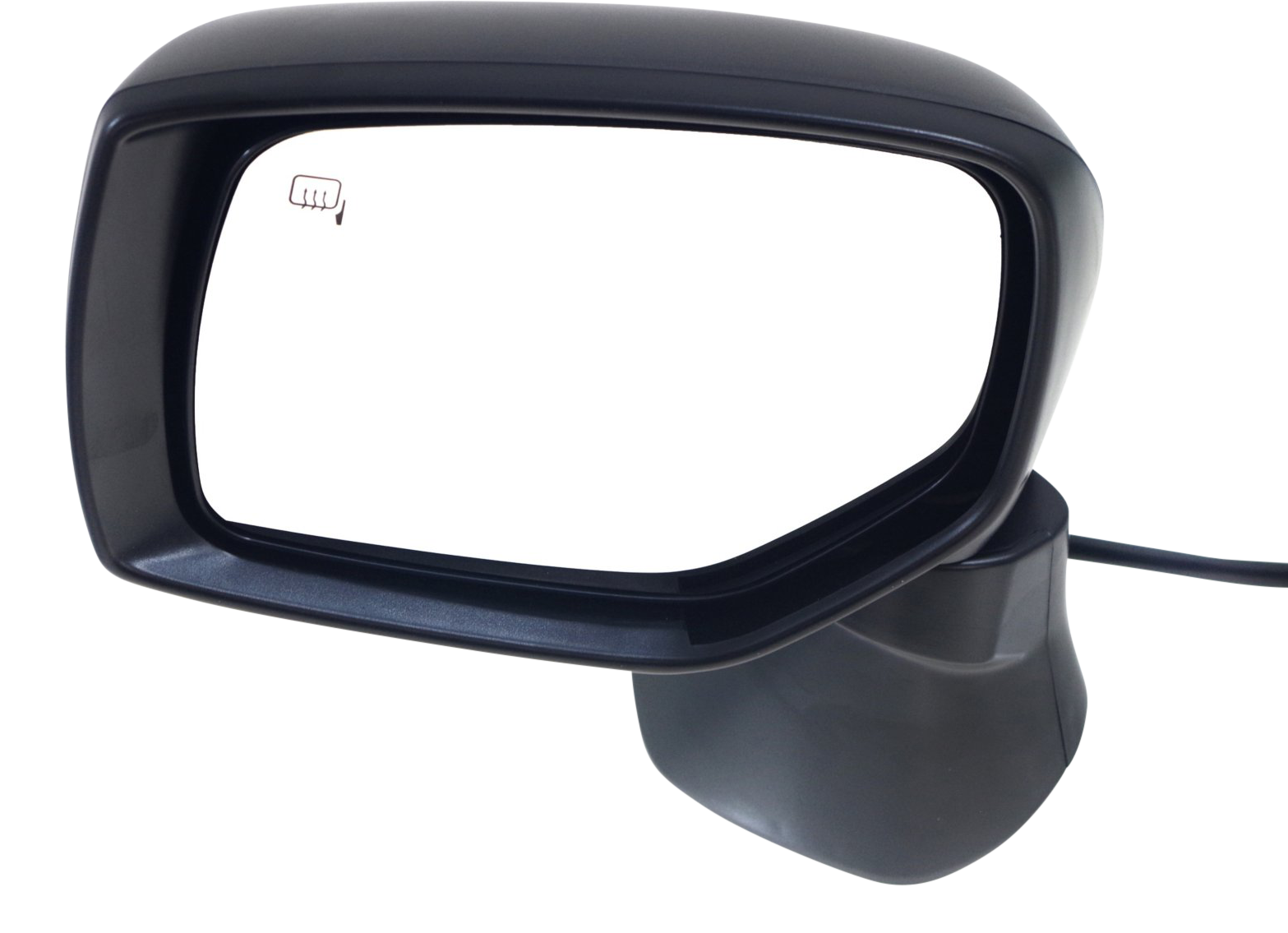 Driver Side Mirror, Power Adjust, Manual Folding, Heated, Textured Black, No Signal Light, No Memory, No Puddle Light, No Auto-Dimming, No Blind Spot Feature