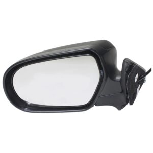 Driver Side Mirror, Power Adjust, Manual Folding, Non-Heated, Paintable, No Signal Light, No Memory, No Puddle Light, No Auto-Dimming, No Blind Spot Feature