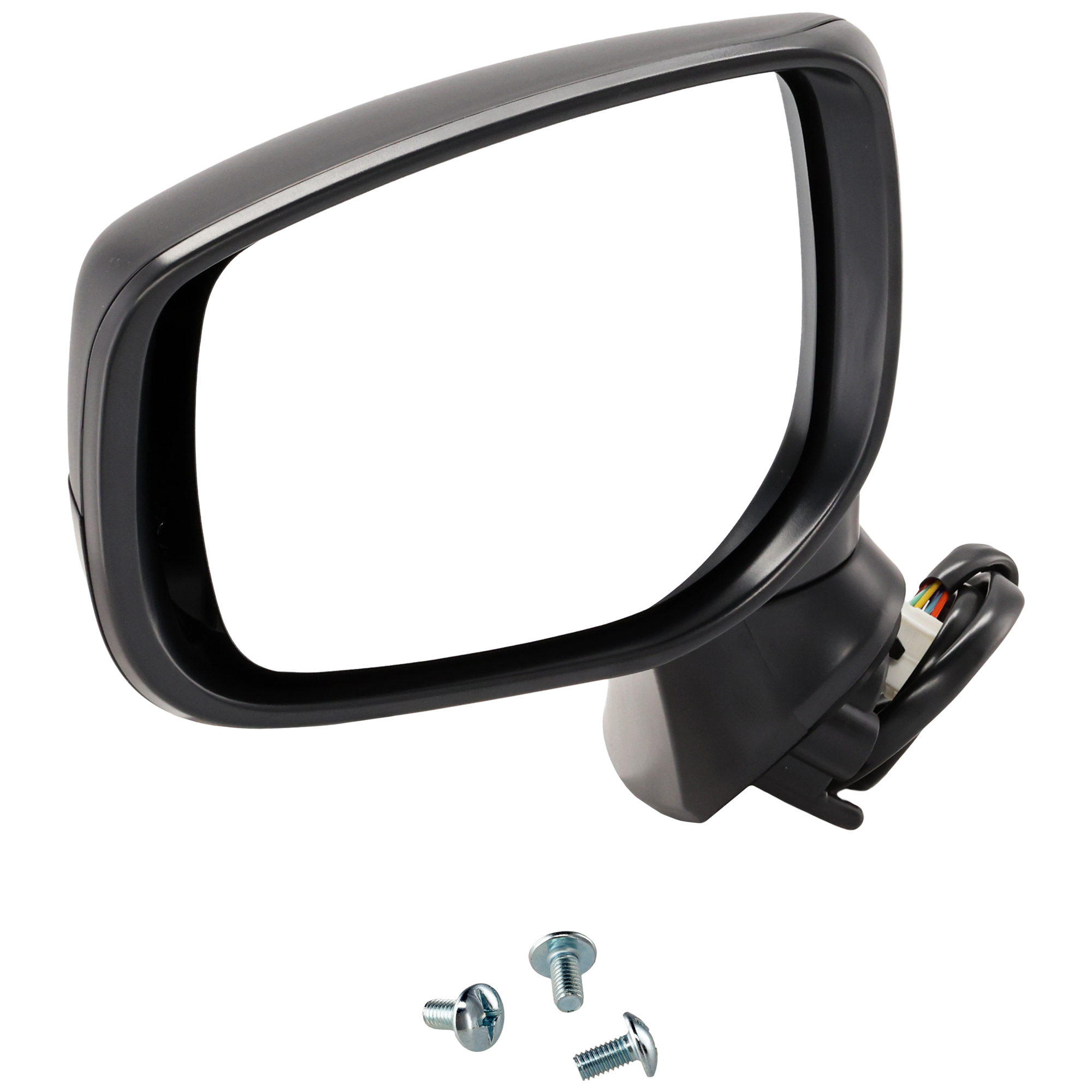 Driver Side Mirror, Power Adjust, Manual Folding, Non-Heated, Paintable, No Signal Light, No Memory, No Puddle Light, No Auto-Dimming, No Blind Spot Feature