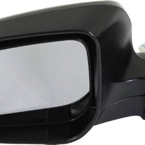 Driver Side Mirror, Power Adjust, Manual Folding, Non-Heated, Paintable, No Signal Light, No Memory, No Puddle Light, No Auto-Dimming, No Blind Spot Feature