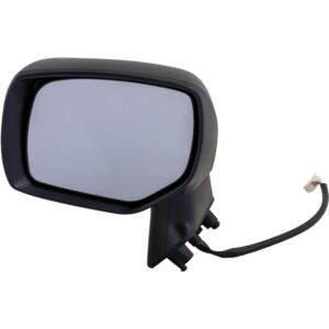 Driver Side Mirror, Power Adjust, Manual Folding, Non-Heated, Paintable, No Signal Light, Memory, Puddle Light, Auto-Dimming, and Blind Spot Feature, Production Date To January...