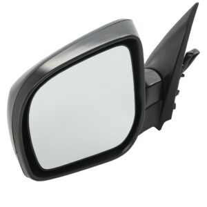 Driver Side Mirror, Power Adjust, Manual Folding, Non-Heated, Paintable, No Signal Light, No Memory, No Puddle Light, No Auto-Dimming, No Blind Spot Feature