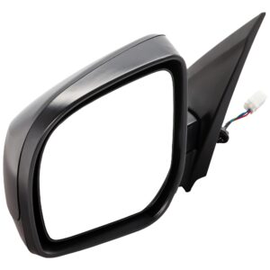 Driver Side Mirror, Power Adjust, Manual Folding, Non-Heated, Paintable, No Signal Light, No Memory, No Puddle Light, No Auto-Dimming, No Blind Spot Feature