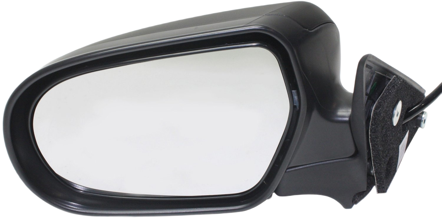 Driver Side Mirror, Power Adjust, Manual Folding, Non-Heated, Paintable, No Signal Light, No Memory, No Puddle Light, No Auto-Dimming, No Blind Spot Feature