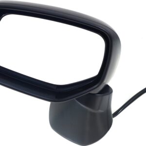 Driver Side Mirror, Power Adjust, Manual Folding, Non-Heated, Textured Black, No Signal Light, No Memory, No Puddle Light, No Auto-Dimming, No Blind Spot Feature