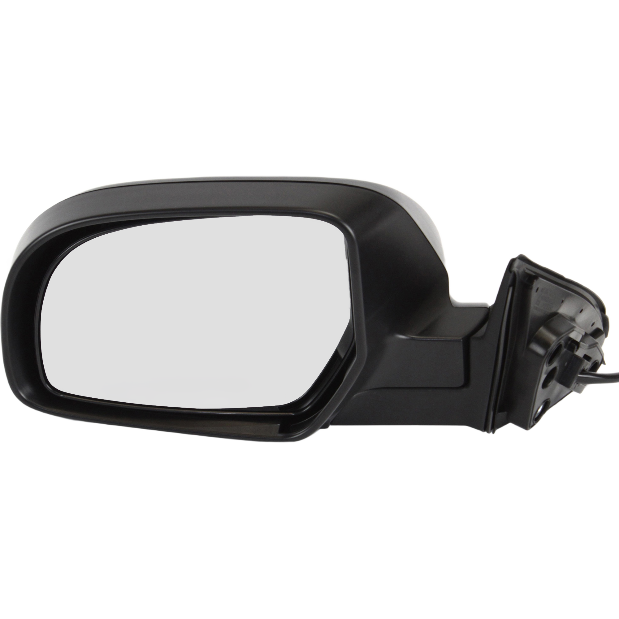 Driver Side Mirror, Power Adjust, Non-Heated, Manual Folding, With 1 Paintable and 1 Textured Black Cap, No Signal Light, No Memory, No Puddle Light, No Auto-Dim, No Blind Spot...