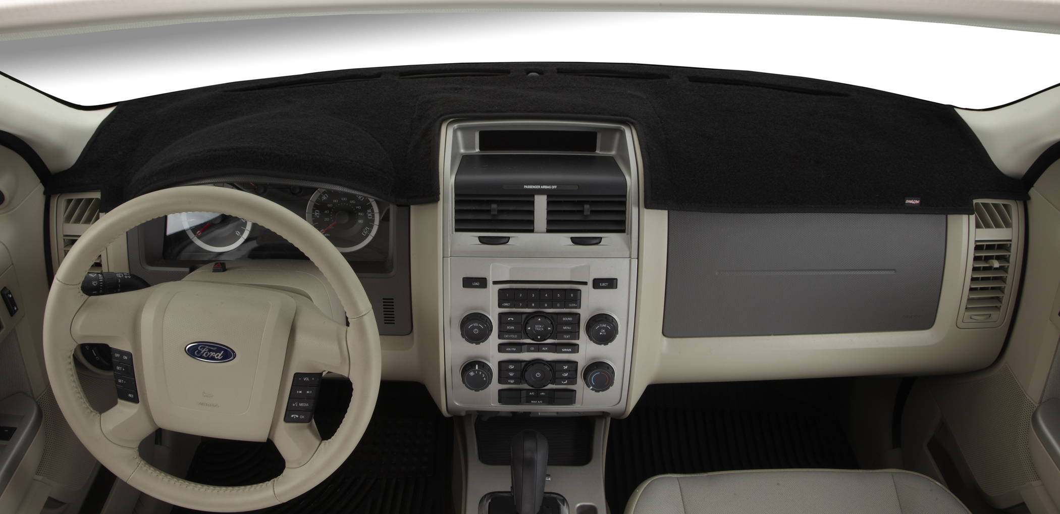2075-00-25 Dash Cover, Black, Dash Mat, Original Series