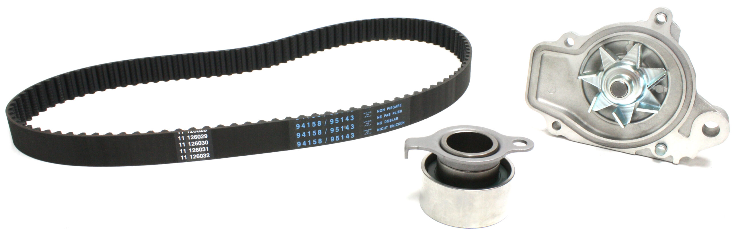 WP143K1A Timing Belt Kit, 1.5L, 4Cyl Water Pump Included