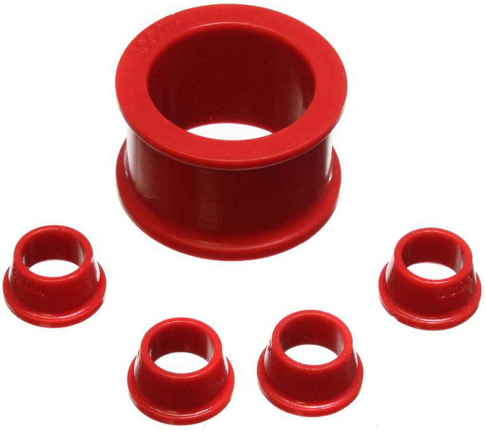 16.10102R Steering Rack Bushing - Red, Polyurethane, Direct Fit, Kit