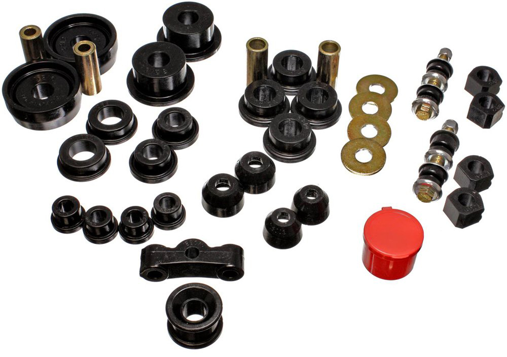 16.18101G Master Bushing Kit - Black, Polyurethane, Direct Fit, Kit