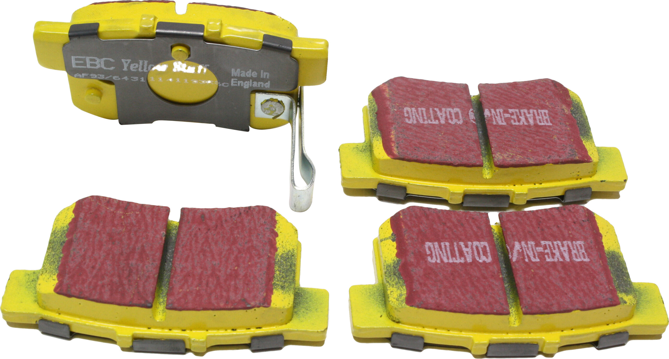 DP41193R Rear Yellowstuff Street and Track Aramid Fiber Brake Pad Set - Image 4