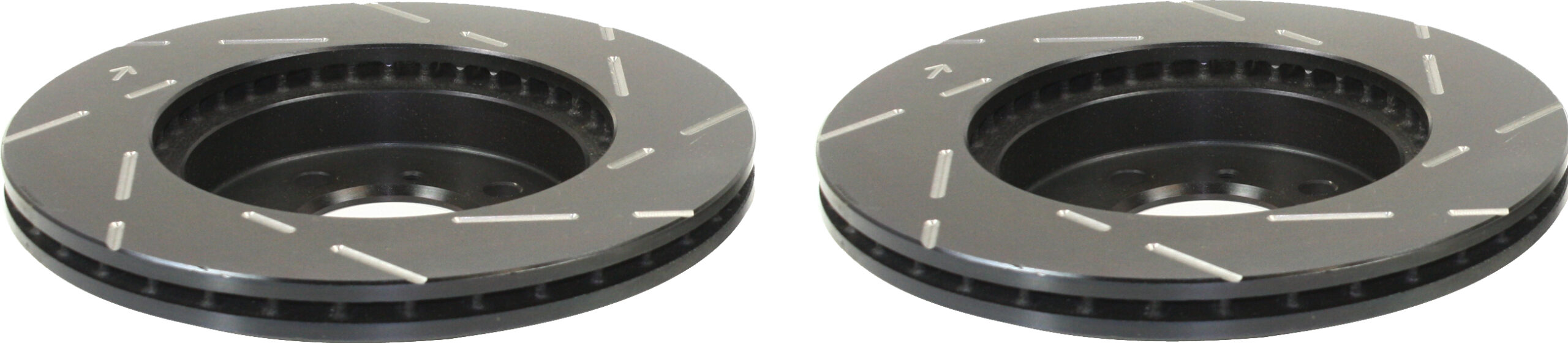 USR850 Front Brake Disc, Silver Grey Geomet, Slotted, 4 Lugs, 261.87 mm, USR Sport Slotted - Image 3