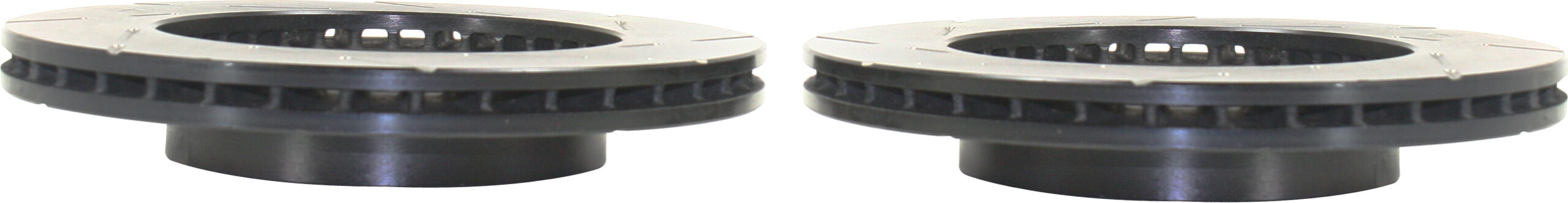 USR850 Front Brake Disc, Silver Grey Geomet, Slotted, 4 Lugs, 261.87 mm, USR Sport Slotted - Image 4
