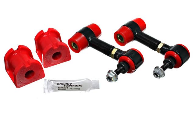Energy Suspension Red Rear Suspension Stabilizer Bar Bushing Kit for a Subaru Impreza | 19.5106R