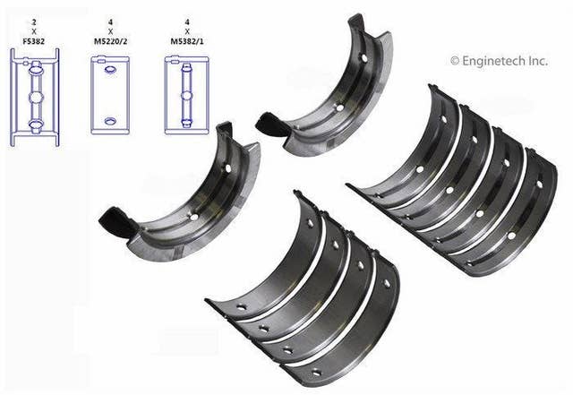 Enginetech BC5382.50 | Engine Crankshaft Main Bearing Set