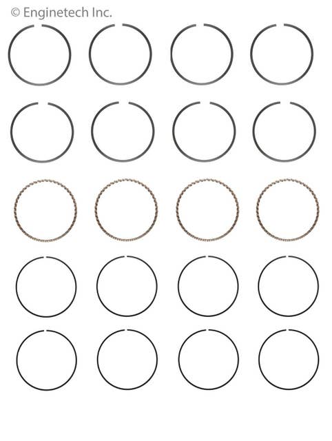 Enginetech C87134-.50 | Engine Piston Ring Set