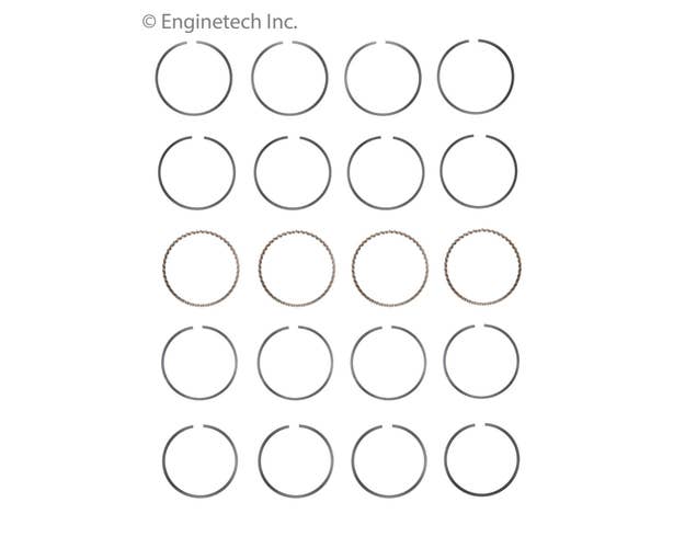 Enginetech S88544-STD | Engine Piston Ring Set