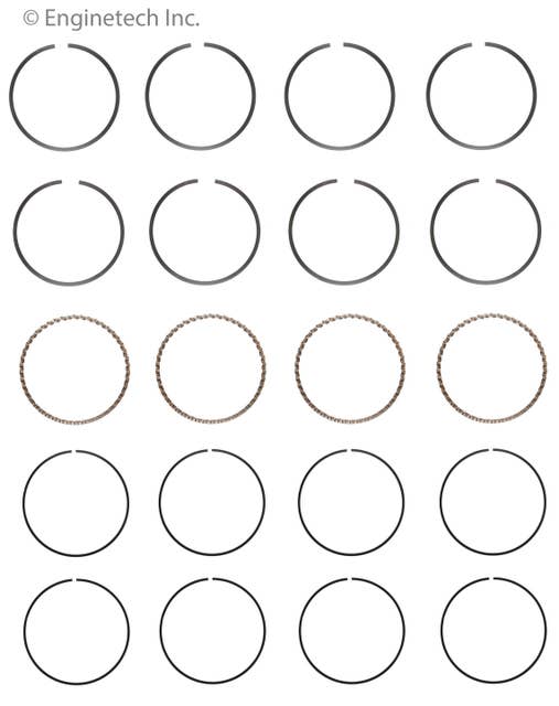 Enginetech S99524-.50 | Engine Piston Ring Set