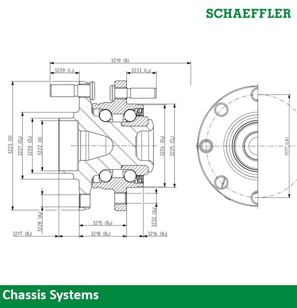 102107 Rear, Driver or Passenger Side Wheel Hub, OE Replacement Series - Image 3
