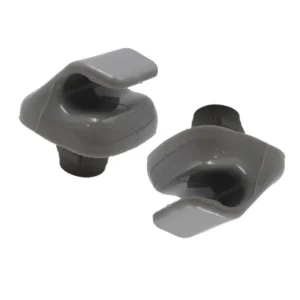 FOR CIVIC CR-V Accord Pilots Set of 2 Gray Sun Visor Clip 88217S04003ZA