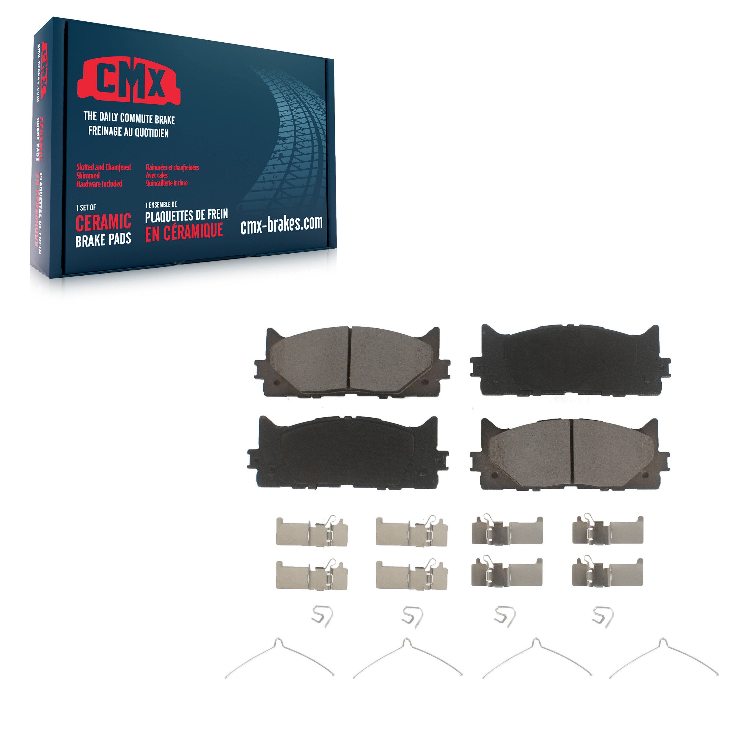 Front Ceramic Disc Brake Pads CMX-D1293 For Toyota Camry Lexus ES350 Avalon ES300h