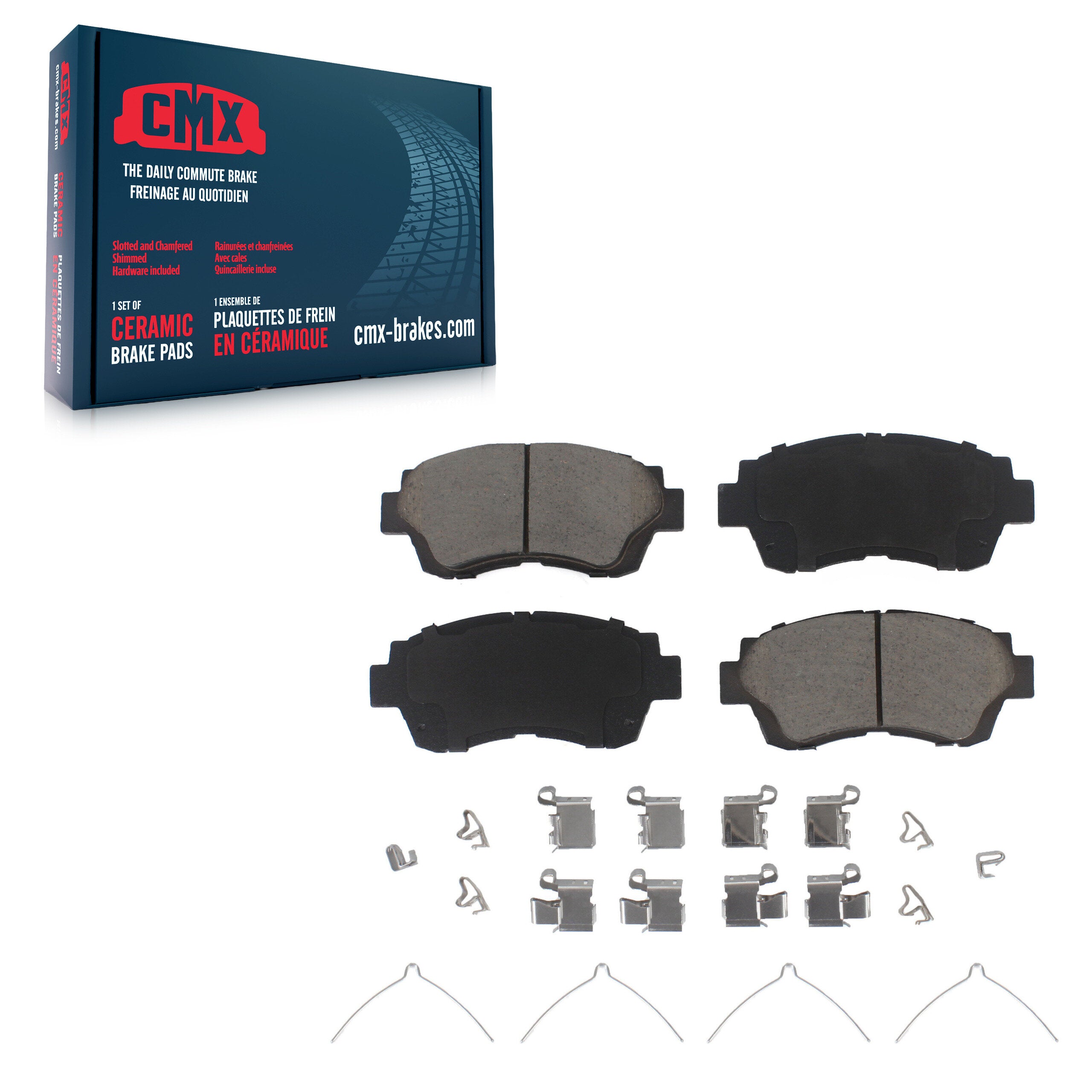Front Ceramic Disc Brake Pads CMX-D476 For Toyota Camry Sienna Lexus Avalon Celica ES300 LS400 SC300