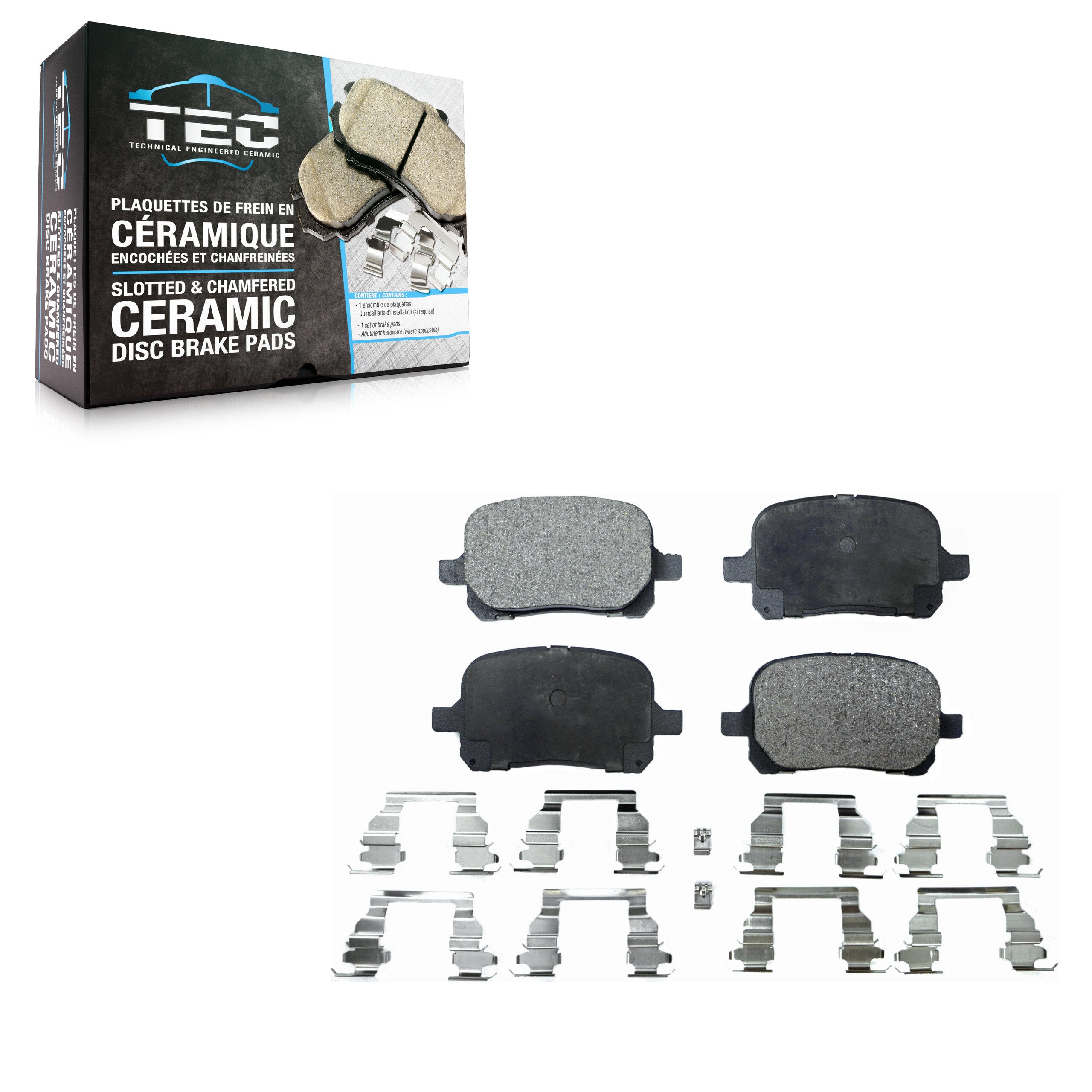 Front Ceramic Disc Brake Pads TEC-707 For Toyota Camry Lexus Solara Avalon RX300 ES300