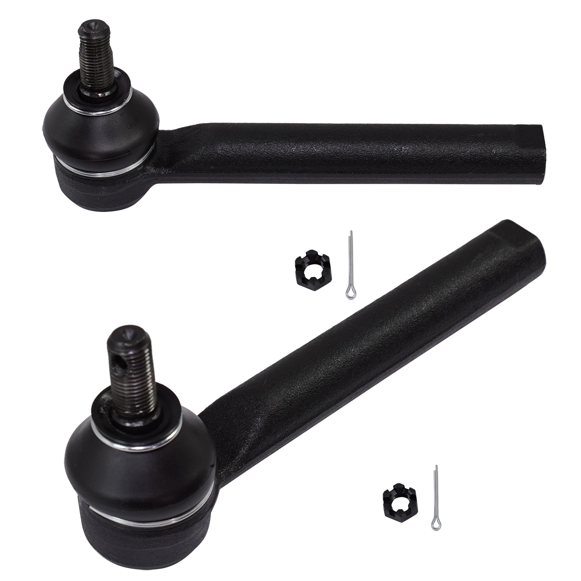 Front, Driver and Passenger Side, Outer Tie Rod Ends