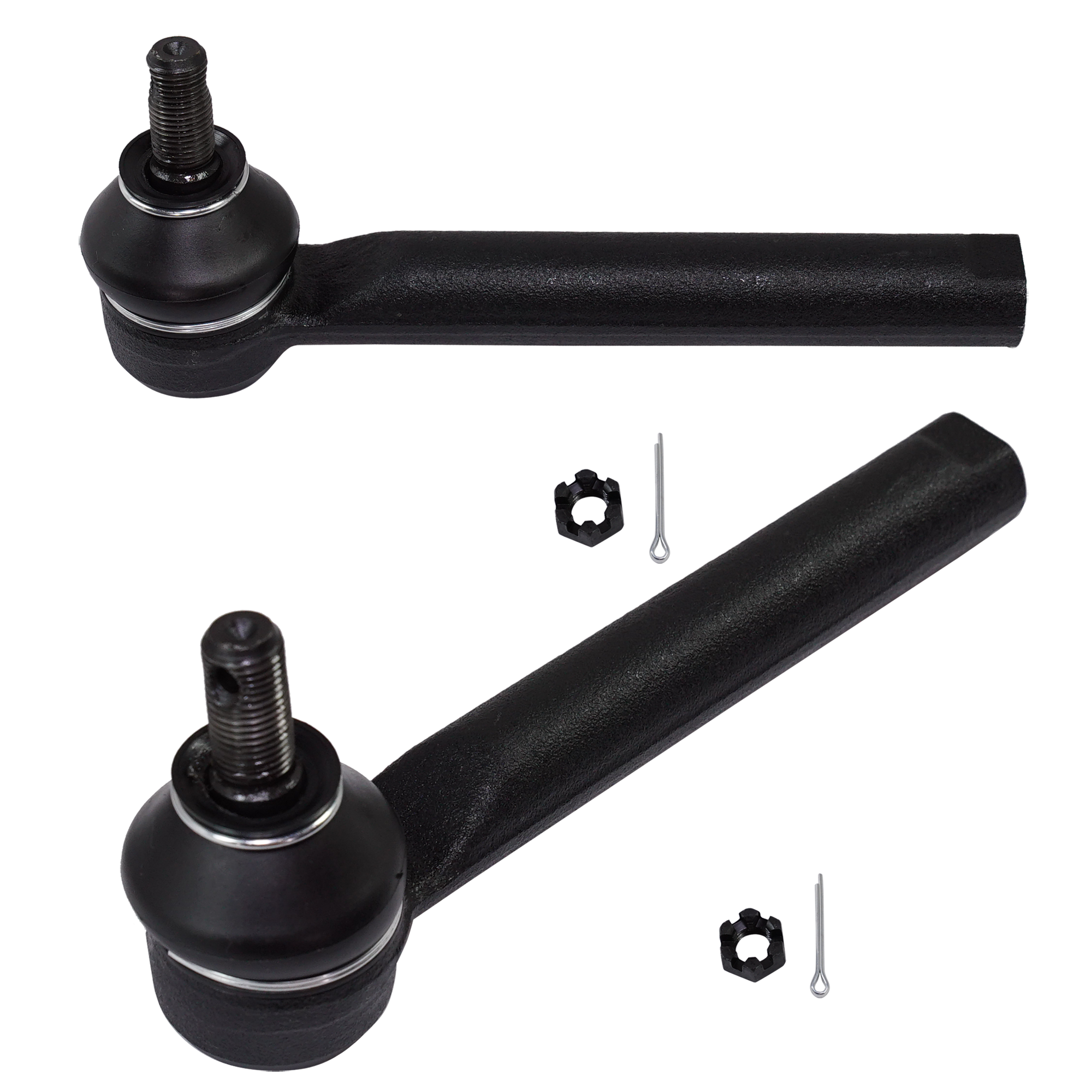 Front, Driver and Passenger Side, Outer Tie Rod Ends