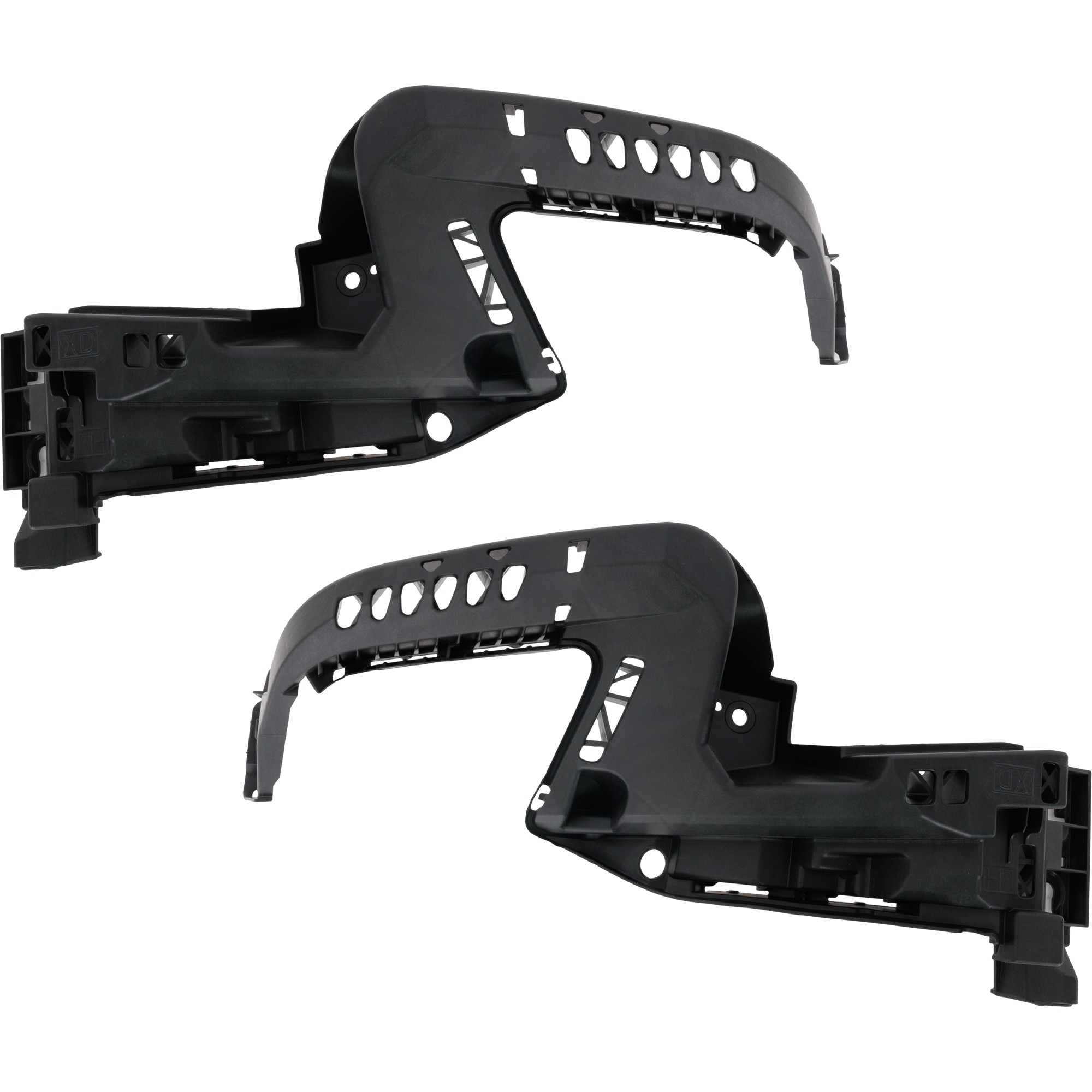 Front, Driver and Passenger Side, Upper Bumper Bracket