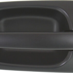 Front, Driver Side Primed Exterior Door Handle, With Key Hole