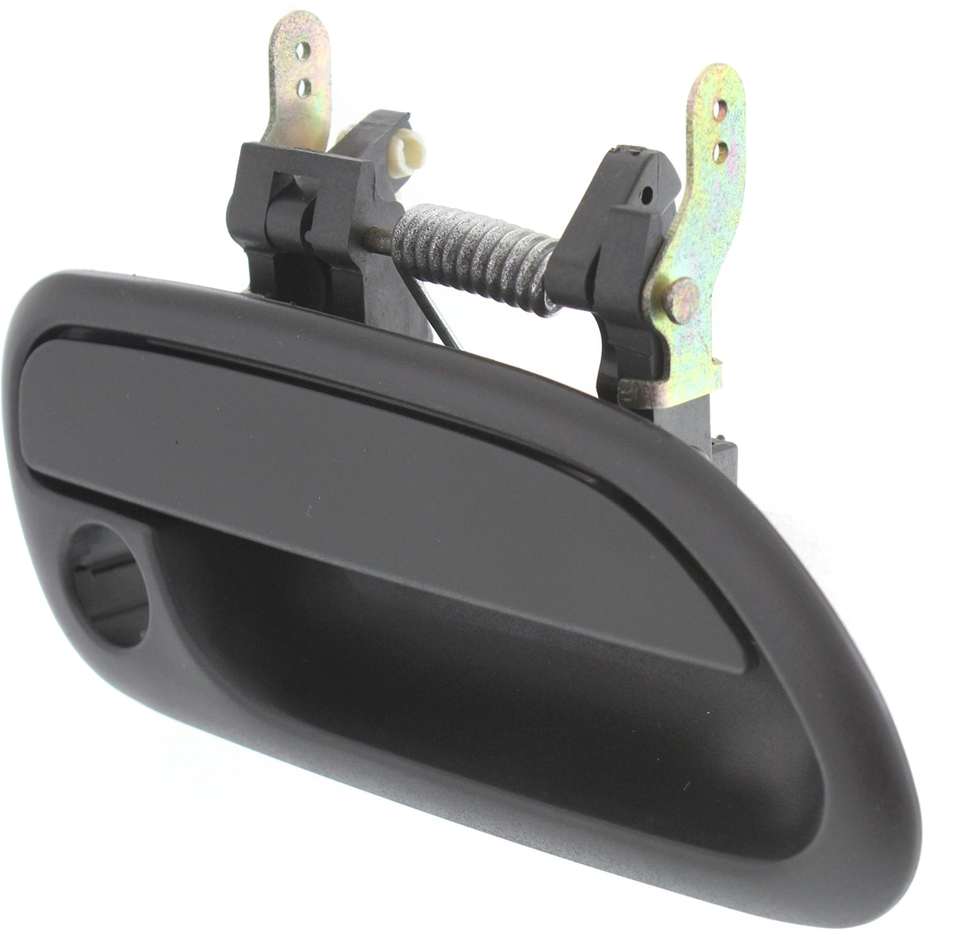 Front, Passenger Side Textured Black Exterior Door Handle, With Key Hole