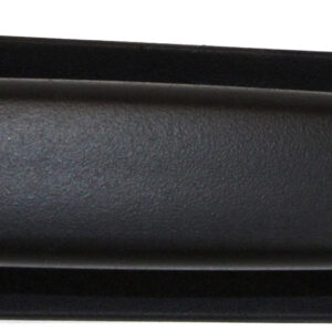 Front, Passenger Side Textured Black Exterior Door Handle, Without Key Hole
