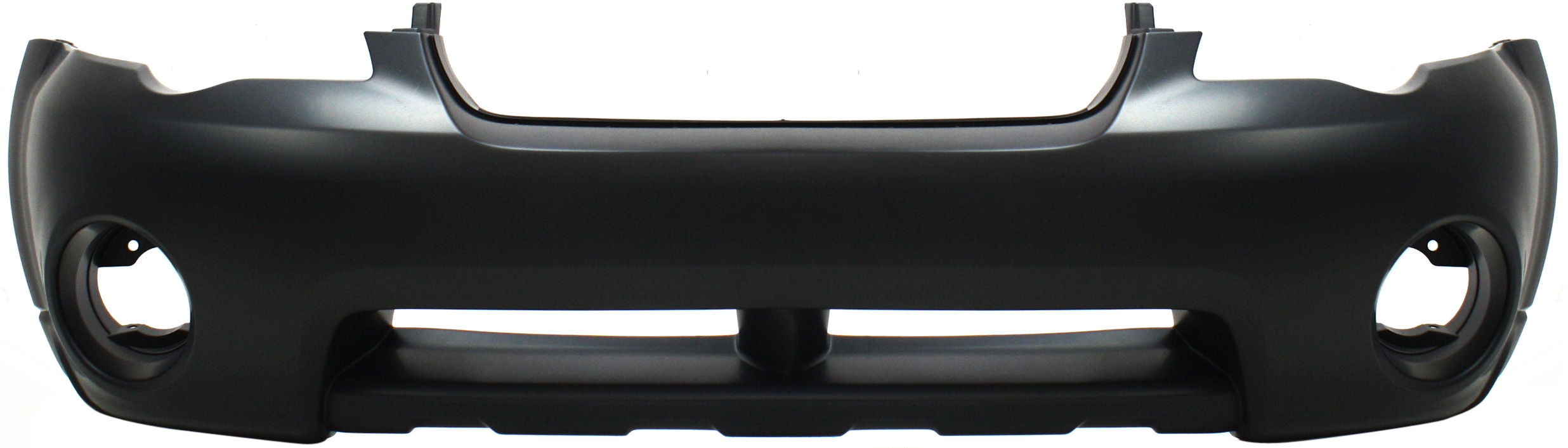 Front Primed Bumper Cover, With Fog Light Holes, Without parking aid sensor holes, Without tow hook hole