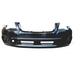 Front Primed Bumper Cover, With Fog Light Holes, Without parking aid sensor holes, With tow hook hole, CAPA Certified