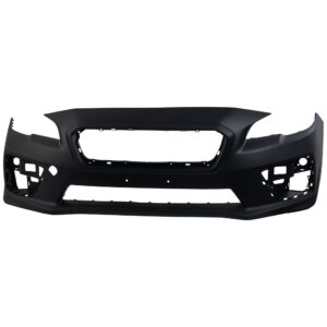 Front Primed Bumper Cover, Without parking aid sensor holes, CAPA Certified