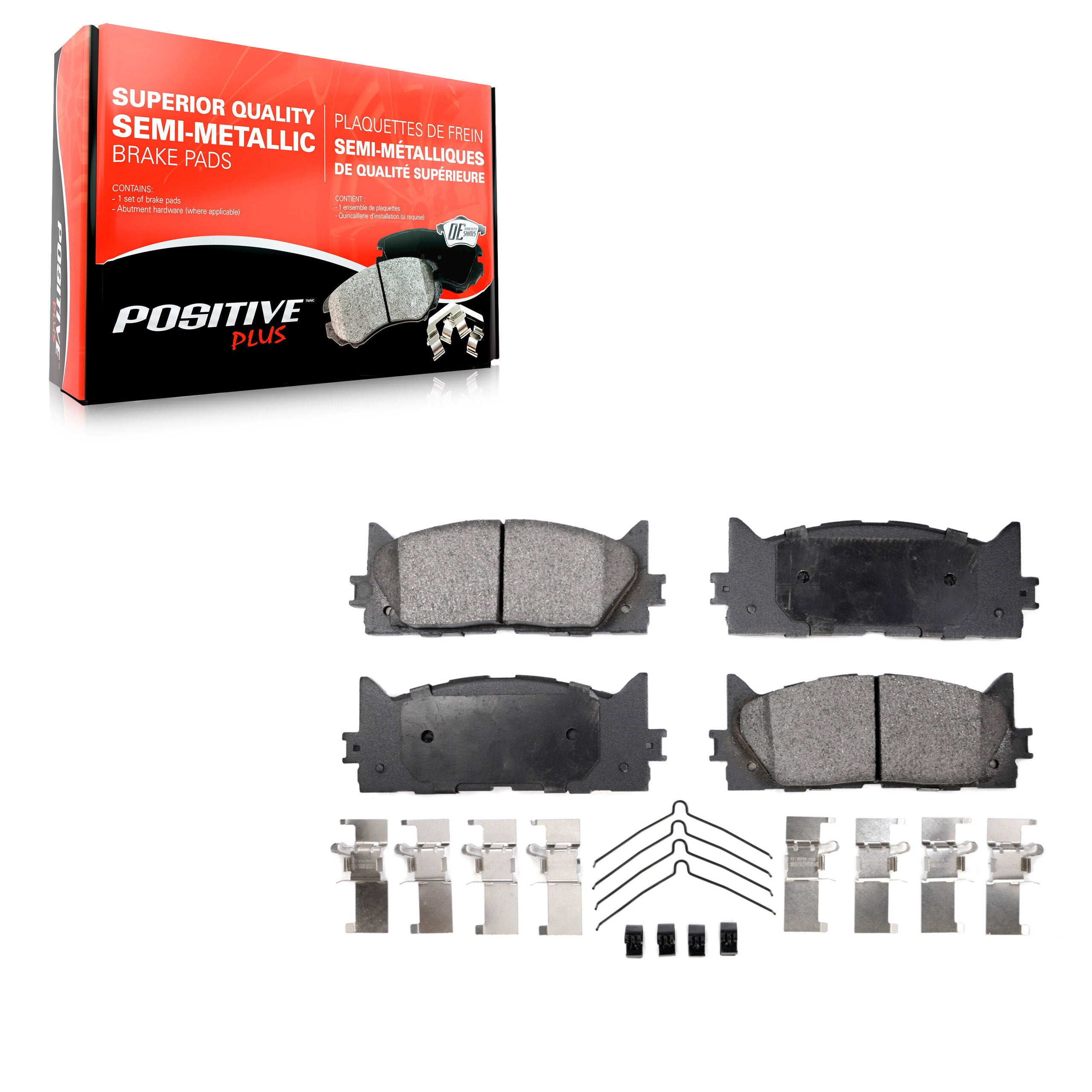 Front Semi-Metallic Disc Brake Pads PPF-D1293 For Toyota Camry Lexus ES350 Avalon ES300h