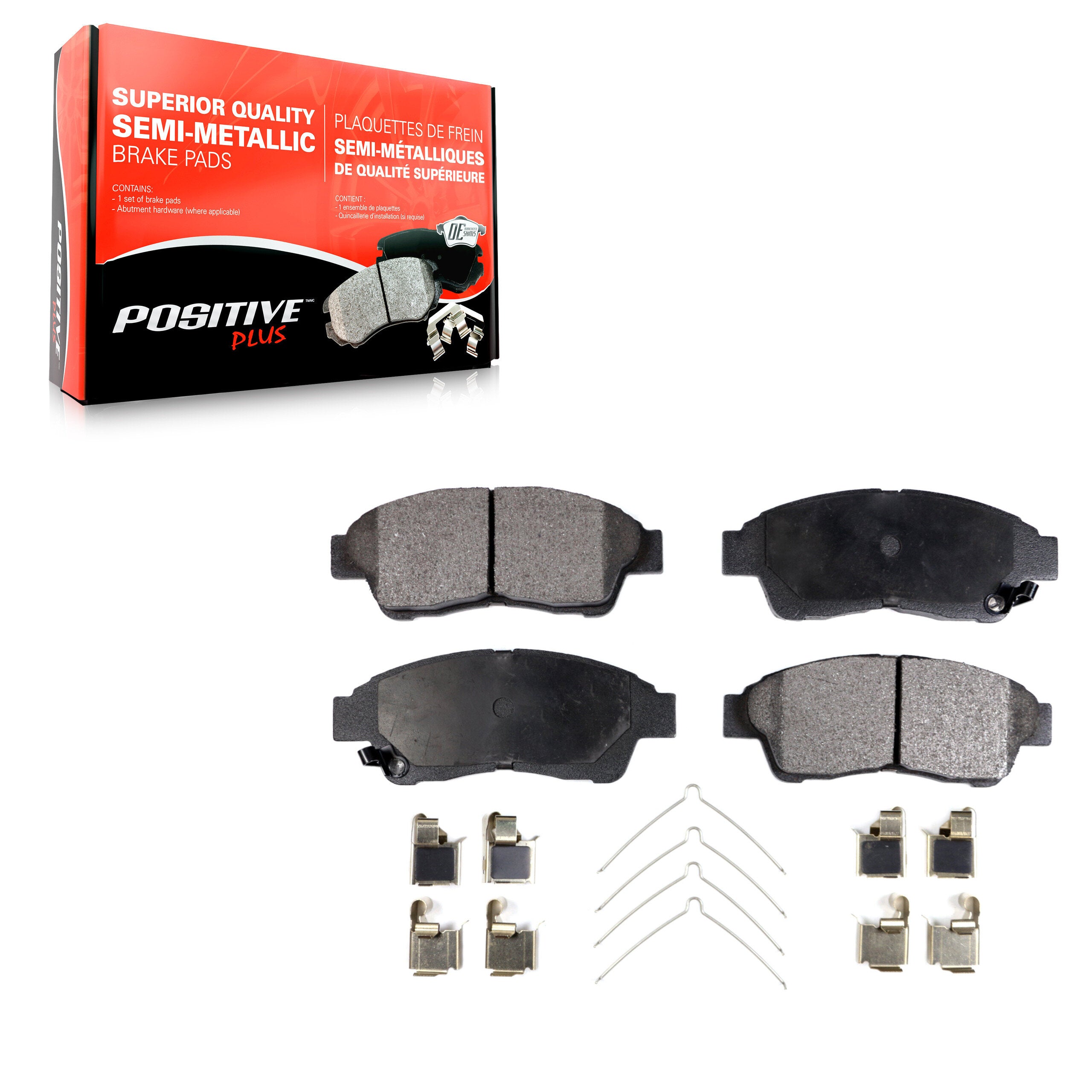 Front Semi-Metallic Disc Brake Pads PPF-D562 For Toyota Camry Corolla RAV4 Celica Geo Prizm